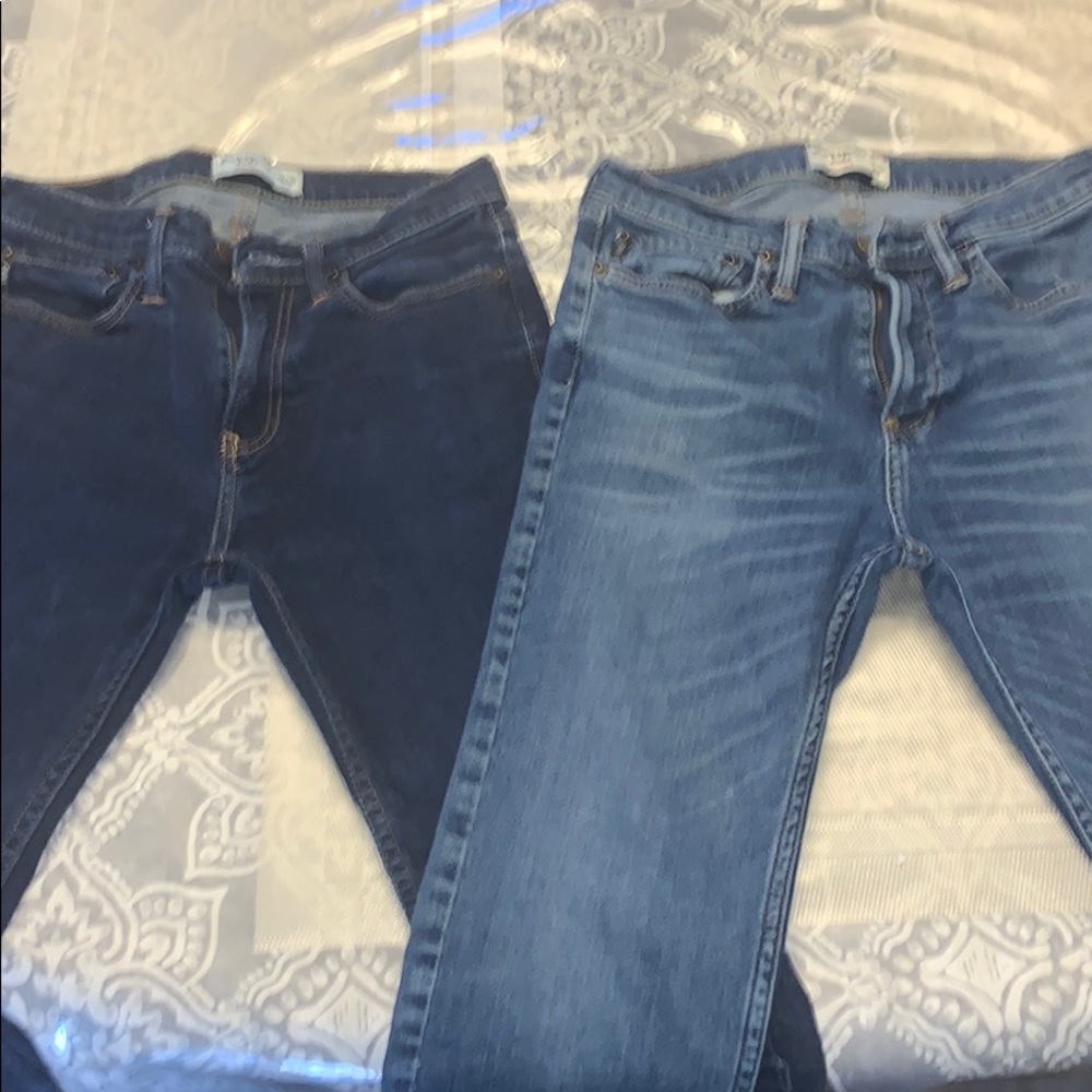 Boys Abercrombie Kids sz 15/16 (2 pair lot)